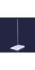 PLATTENSTATIV-ABS-175 x 300 MM-INCL.STATIVSTAB 600 x 12 MM Laborstativ mit Sockel aus ABS, bietet...